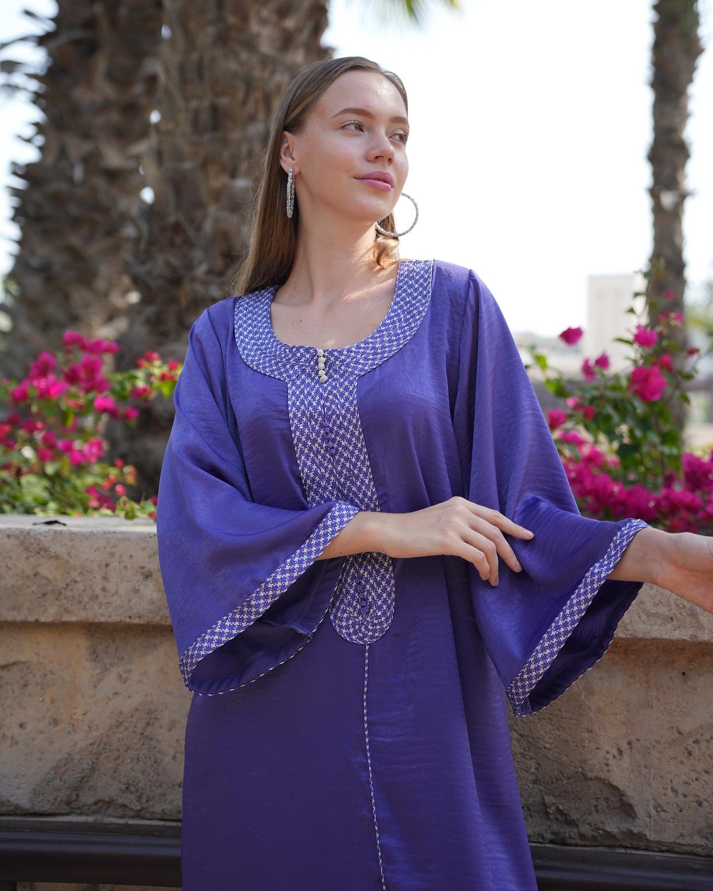 ALYA KAFTAN IN BLUE